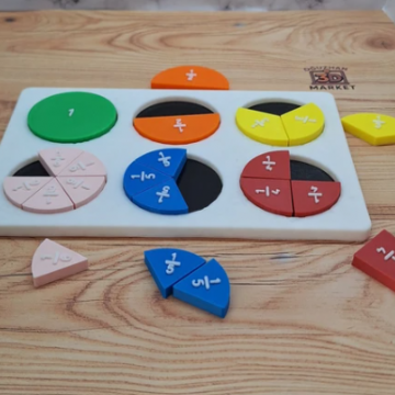 3D Baskı Matematik Kesir Takımı